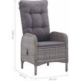  7-dijelni vrtni blagovaonski set sivi | shoptok.hr