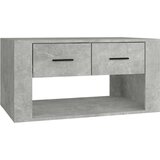 vidaXL Klubska mizica betonsko siva 80x50x40 cm inženirski les | Shoptok.si