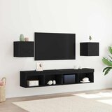  Ormar za TV montiran na zid 2 pcs Crni hrast 30,5 x 30 x 30 cm | shoptok.hr