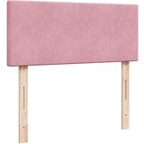 vidaXL Box spring postelja z vzmetnico roza 120x190 cm žamet Cene