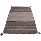 Webtappeti sivo-bež pamučni tepih Antique Kilim, 120 x 180 cm