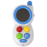  Plavi interaktivni dječji telefon s ogledalom | shoptok.hr
