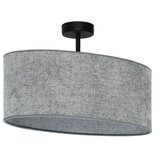  Duolla - Plafonski luster OVAL 1xE27/15W/230V siva | Eponuda.com