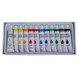 Maaleo set za slikanje akrilom s 3 platna, kistovima i paletom, 26 dijelova | shoptok.hr