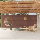  Uvlačiva bočna tenda za terasu 200 x 600 cm smeđa | shoptok.hr