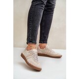 Zazoo Low suede women's sneakers beige N1068 Cijene