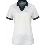 Callaway Womens Short Sleeve V-Placket Colourblock Polo Brilliant White L