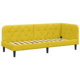 vidaXL kutni okvir kreveta s uzglavljem žuta 80 x 200 cm baršun | shoptok.hr