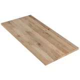 EXCLUSIVHOLZ masivna drvena lijepljena ploča (hrast, 800 x 400 x 20 mm)
