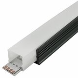 Mitea Lighting aluminijumski profil za led trake crni nadgradni set sa difuzorom IP65 13x17.7x2000mm MA505-C-FS | Eponuda.com