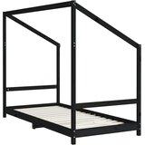  Za dječji krevet crni 90 x 200 cm od masivne borovine | shoptok.hr