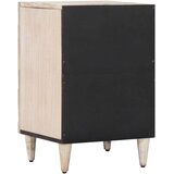  Kopalniška omarica Bela 38 x 33,5 x 58 cm Masiven les manga, (5000233172) | Shoptok.si