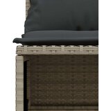  4-dijelni set vrtnih sofa s jastucima svijetlosivi poliratan | shoptok.hr