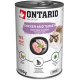 Ontario Cat Adult - puranja pašteta z rakitovcem 400 g | Shoptok.si