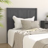  Uzglavlje za krevet sivo 80,5 x 4 x 100 cm od masivne borovine | shoptok.hr