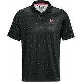Under Armour Men's UA Performance 3.0 Deuces Polo Black/Still Water/Rebel Pink XL | Shoptok.si