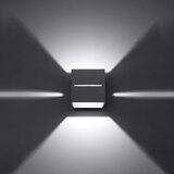  Stenska svetilka LOBO siva, (21347315) | Shoptok.si