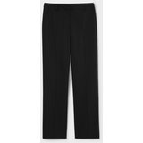 CA ženske pantalone, Elegantne, Široke nogavice, Crne Cene