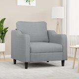 vidaXL Fotelja svjetlosiva 60 cm od tkanine | shoptok.hr