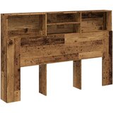 vidaXL Uzglavni ormarić staro drvo 160x19x103,5 cm konstruirano drvo | shoptok.hr