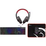 WHITESHARK Gaming set tastatura + miš + podloga za miš + slušalice GC-4104 Comanche-3 4/1 | Eponuda.ba