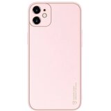 Dux ducis Yolo elegantno kućište izrađeno od meke TPU i PU kože za iPhone 12 pink boje | shoptok.hr