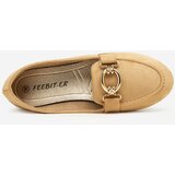 Resti Eco-suede beige moccasins Brussi - Footwear | Shoptok.si