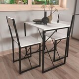 MID.YOU Jedilna Garnitura Insasi M, Bela, Črna, 3-Delna | Shoptok.si