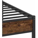  Metalni okvir kreveta bez madraca boja hrasta 200x200 cm | shoptok.hr