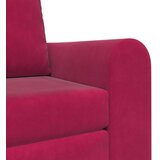 Krevet na razvlačenje Vinska crvena 98 x 71 x 83 cm Baršun | Eponuda.com