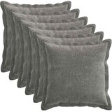  Presvlaka za jastuk 6 kom. HOUTEN Tamnosiva 50 x 50 cm | shoptok.hr