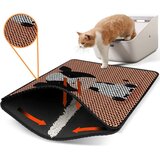 WALLXPERT WC pretinac za mačke Nrszn0076, 45 x 60 cm, narandžasti | Eponuda.ba