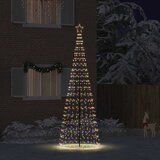 vidaXL LED božično drevesce med 800 LED večbarvno 400 cm elezo | Shoptok.si