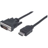 Manhattan 372503 HDMI/M - DVI-D/M 24+1/1,8m Kabl Cene