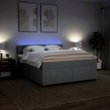  Krevet s oprugama i madracem svjetlosivi 180x200 cm od tkanine | shoptok.hr