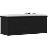  Kutija za spremanje s pohranom Crni hrast 90 x 35 x 35 cm | shoptok.hr