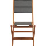 Ambia Garden ZLOŽLJIV VRTNI STOL les evkaliptusa rjava, siva | Shoptok.si