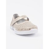 GOODIN Beige sports leather ballerinas | Shoptok.si