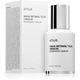 Anua Retinol 0.3% + Niacin Renewing Serum noćni obnavljajući serum za proširene pore i bore 30 ml | shoptok.hr