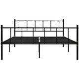  Posteljni okvir črn kovinski 180x200 cm, (20643904) | Shoptok.si