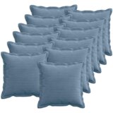  Presvlaka za jastuk 12 kom. HOUTEN Plava 45 x 45 cm Kord | shoptok.hr