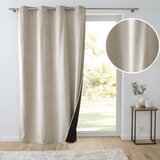 Douceur d intérieur Bež žametna izolacijska zavesa 140x260 cm Polarchic – | Shoptok.si