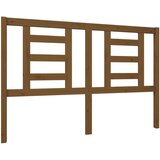 Maison Chic posteljno vzglavje - vzglavna omarica - nočna omarica medeno rjavo 146x4x100 cm trdna borovina, (21707533) | Shoptok.si