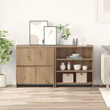 vidaXL Komode 2 pcs hrast artisan 70 x 41 x 75 cm Konstruirano drvo | shoptok.hr