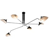 Toolight stropna svjetiljka crna 6 ruka APP570-6C | shoptok.hr