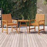 vidaXL Vrtne blagovaonske stolice 2 kom od masivnog bagremovog drva | shoptok.hr