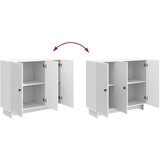  Kreveta Bijela visokog sjaja 89 x 34,5 x 80 cm | shoptok.hr
