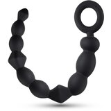 Blush Anal Adventures Platinum Silicone Beginner Anal Beads Black Cene