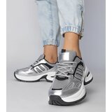 Gemre Silver sporty sneakers on chunky sole Aries | Shoptok.si