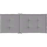  Jastuci za vrtne stolice 4 kom sivi 120 x 50 x 3 cm od tkanine | shoptok.hr
